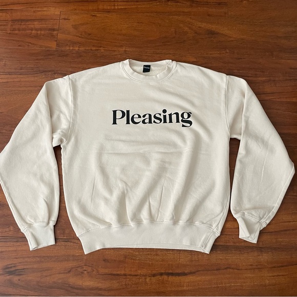 NEW PLEASING CREAM HARRY STYLES CREWNECK SWEATSHIRT - Picture 2 of 13